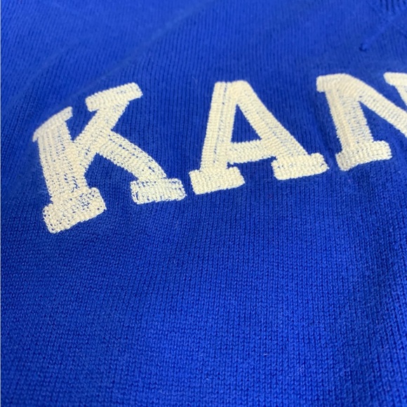 Embroidered Kansas Jayhawks Sweater - Picture 8 of 8